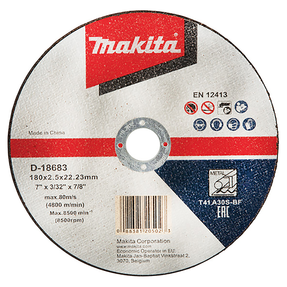 Makita D-18683 Cut Off Wheel Inox Metal 7 Makita D-18683 Cut Off Wheel Inox Metal 7